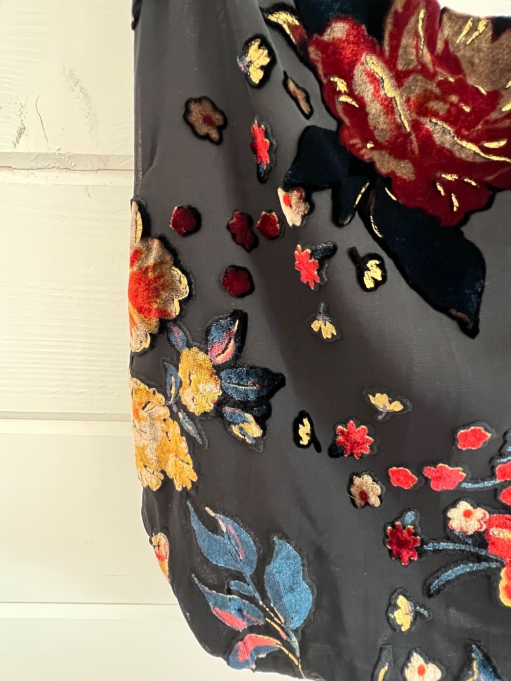 Free People Black Floral Midi Skirt - Picture 8 of 14